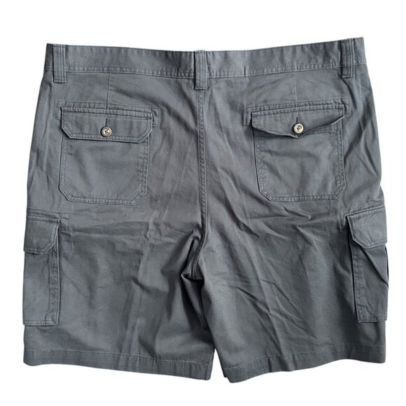 Amazon Essentials Men's Classic-Fit Cargo Short 100% Cotton 10" Inseam Navy 42 - Picture 7 of 12